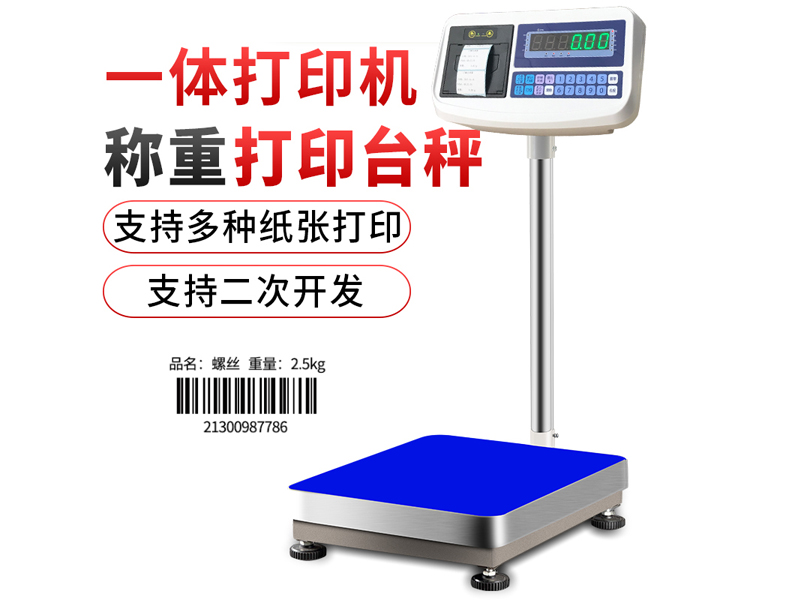 工廠包裝標簽稱重打印秤